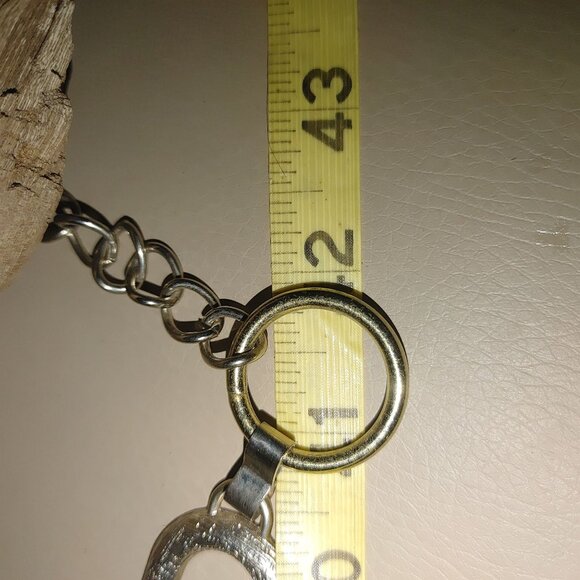 Link Belt Vintage Gold Silver Metal Chain Oval Round Clasp Closure Adjustable - Picture 5 of 8